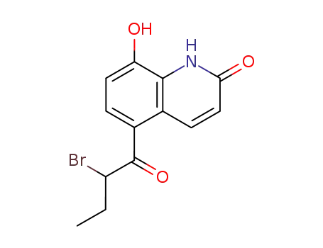 5-(2-bromo-1-oxobutyl)-8-hydroycarbostyril
