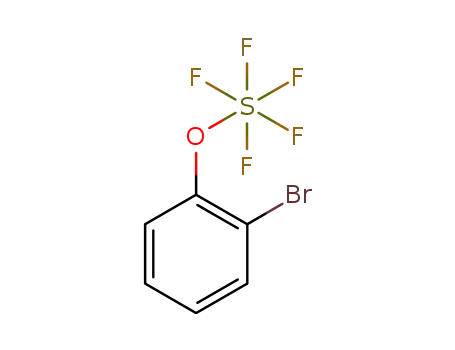 2-bromo-1-oxypentafluorosulfanylbenzene