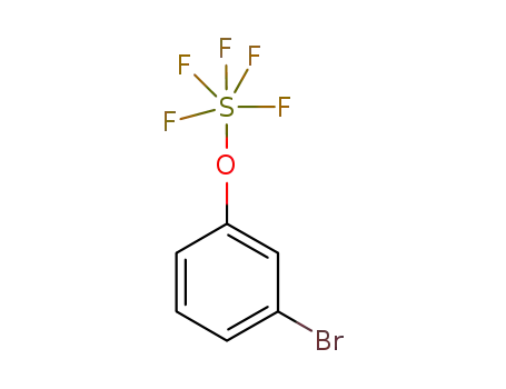 3-bromo-1-oxypentafluorosulfanylbenzene